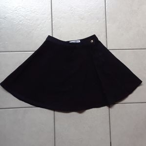 Black Denim American Apparel Circle Skirt